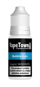 Bubblegum E-Liquid 10ml 0mg available from the online vape shop Vape Town UK